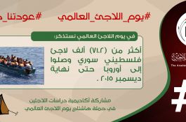 اللاجئون الفلسطينيون 