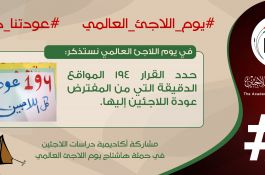 اللاجئون الفلسطينيون 
