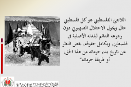 اللاجئون الفلسطينيون 