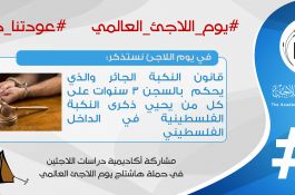 اللاجئون الفلسطينيون 