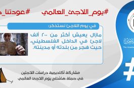 اللاجئون الفلسطينيون 