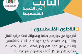 الثابت في القضية الفلسطينية