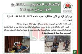انتهاكات الكيان الصهيوني في حرب غزة
