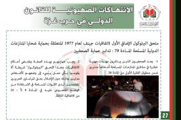 انتهاكات الكيان الصهيوني في حرب غزة