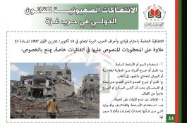 انتهاكات الكيان الصهيوني في حرب غزة
