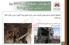 انتهاكات الكيان الصهيوني في حرب غزة
