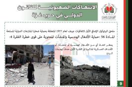 انتهاكات الكيان الصهيوني في حرب غزة